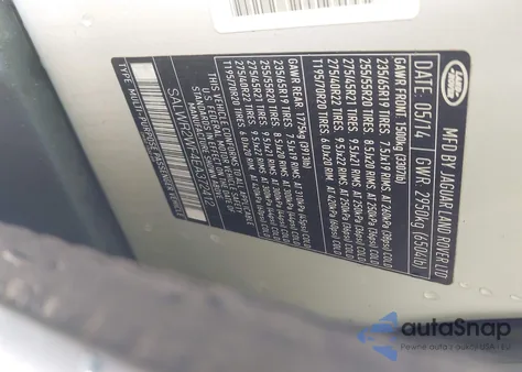 2014 Land Rover Range Rover Sport 3.0L V6 Supercharged Hse z USA, uszkodzony, nr VIN SALWR2WF4EA372412